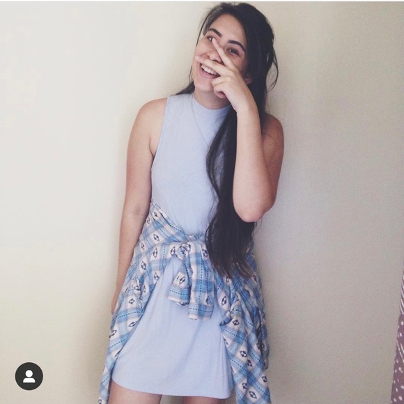 Light Blue Topshop Dress - Picture 2 of 5